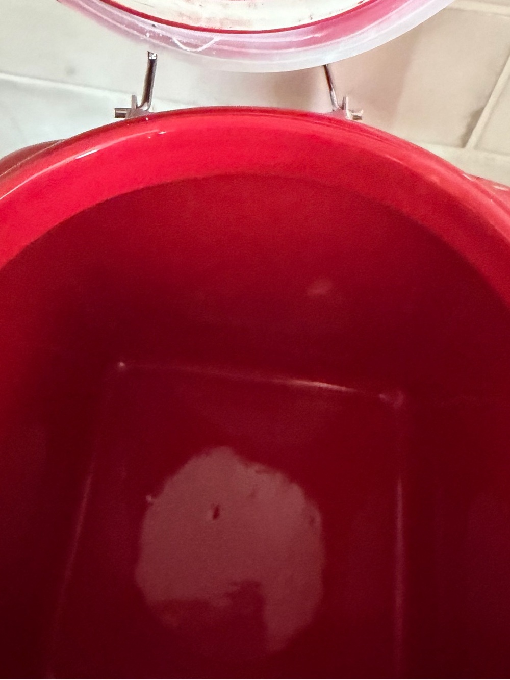 Red Airtight Kitchen Storage Canister - Home Kitchen - Picture 5 of 6